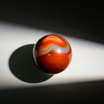 Red Sardonyx Sphere - helmsman - crystal