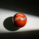 Red Sardonyx Sphere - helmsman - crystal