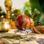 Red Sardonyx Sphere - helmsman - crystal