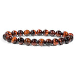Red Tiger Eye Bracelet - helmsman - crystal