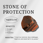 Red Tiger Eye Bracelet - helmsman - crystal