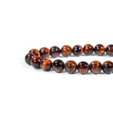 Red Tiger Eye Bracelet - helmsman - crystal