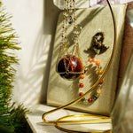 Red Tiger Eye Sphere - helmsman - crystal