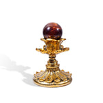 Red Tiger Eye Sphere - helmsman - crystal