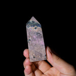 Rhodonite Tower - helmsman - crystal
