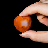 Sardonyx Mini Heart Set - helmsman - crystal