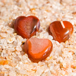 Sardonyx Mini Heart Set - helmsman - crystal
