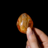 Sardonyx Tumbled Stone Set - helmsman - crystal