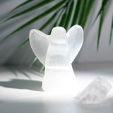 Selenite Angel - helmsman - crystal