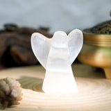 Selenite Angel - helmsman - crystal