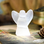 Selenite Angel - helmsman - crystal