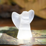Selenite Angel - helmsman - crystal
