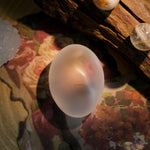 Selenite Palm Stone - helmsman - crystal