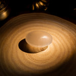 Selenite Palm Stone - helmsman - crystal