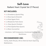 Self - Love Crystal Ritual Set - helmsman - crystal