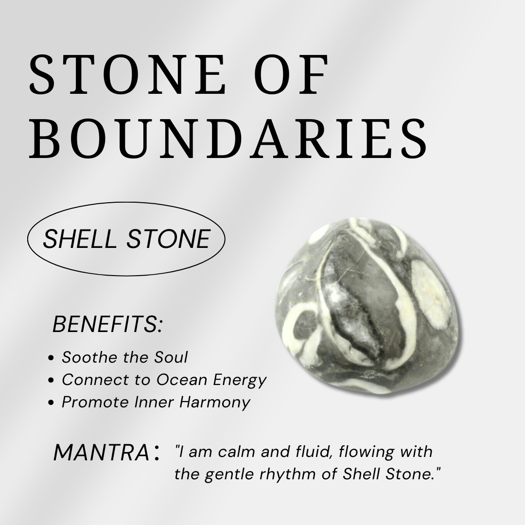 Shell Stone Sphere - helmsman - crystal