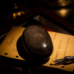 Silver Obsidian Palm - helmsman - crystal