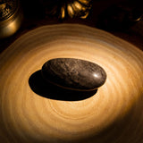 Silver Obsidian Palm - helmsman - crystal