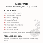 Sleep Well Crystal Ritual Set - helmsman - crystal