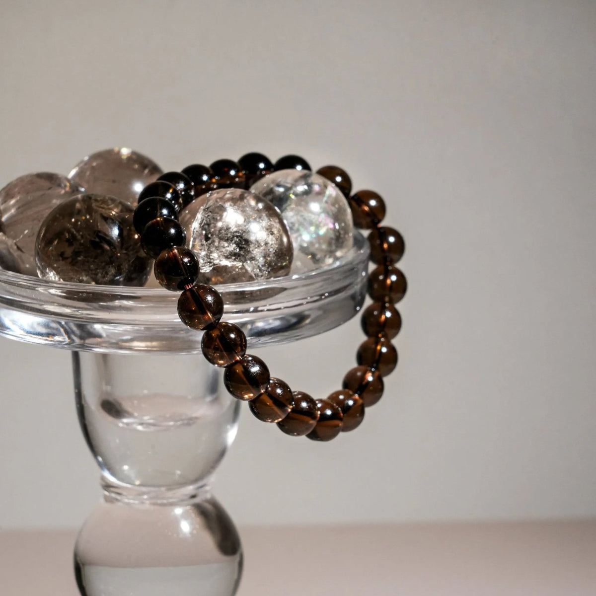 Smoky Quartz Bracelet - helmsman - crystal