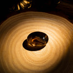 Smoky Quartz Palm Stone - helmsman - crystal