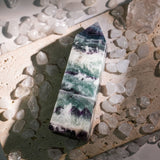 Snowflake Fluorite Tower - helmsman - crystal