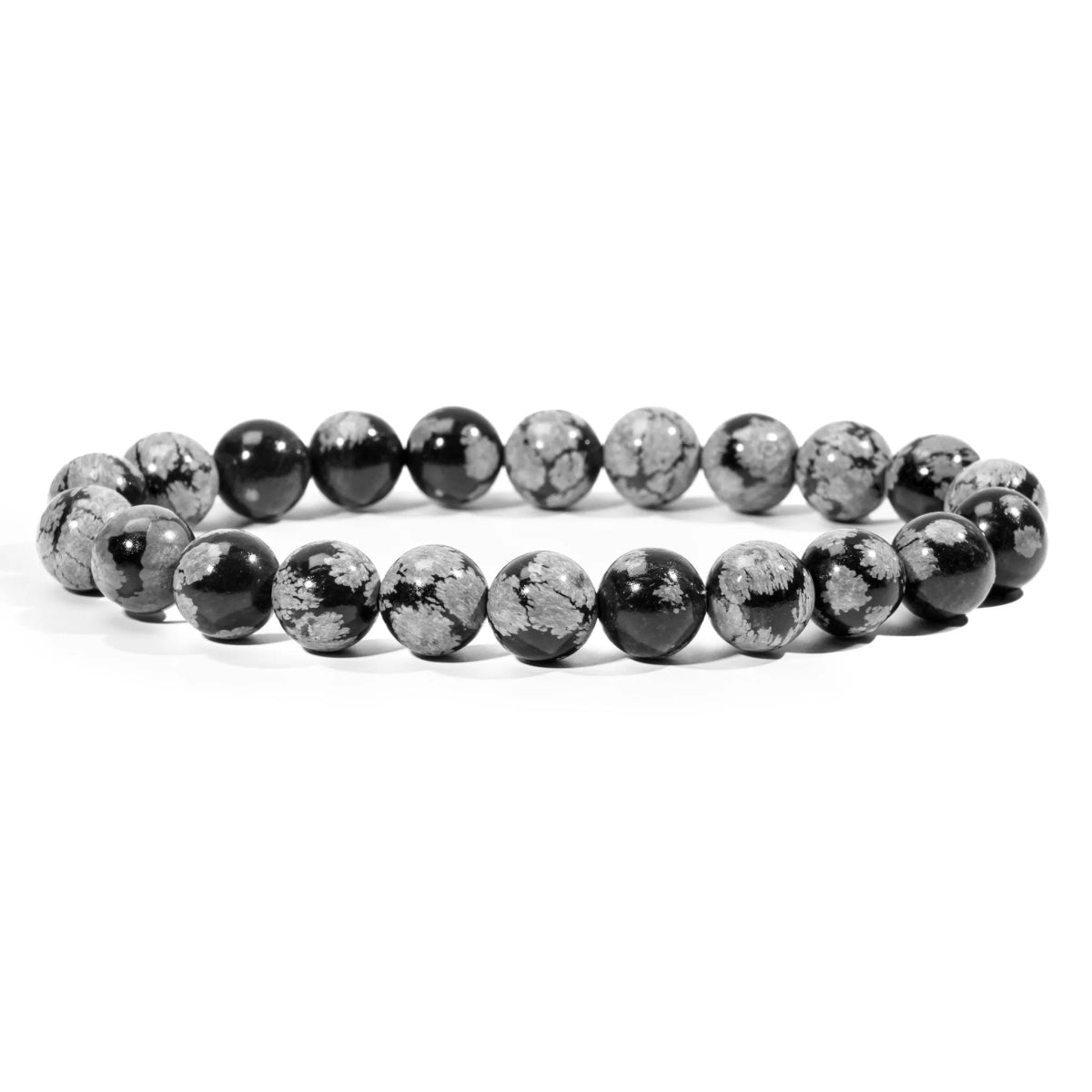 Snowflake Obsidian Bracelet - helmsman - crystal