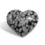 Snowflake Obsidian Heart - helmsman - crystal