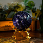 Sodalite Sphere - helmsman - crystal