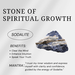 Sodalite Sphere - helmsman - crystal