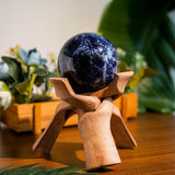 Sodalite Sphere - helmsman - crystal