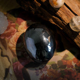 Terahertz Palm Stone - helmsman - crystal