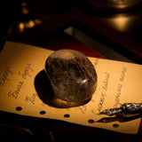 Thousand Layer Quartz Palm Stone - helmsman - crystal