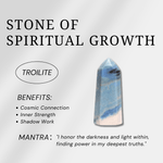 Trolite Skull - helmsman - crystal