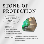 Volcanic Agate Moon - helmsman - crystal