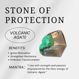 Volcanic Agate Moon - helmsman - crystal