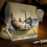 Volcanic Agate Moon - helmsman - crystal