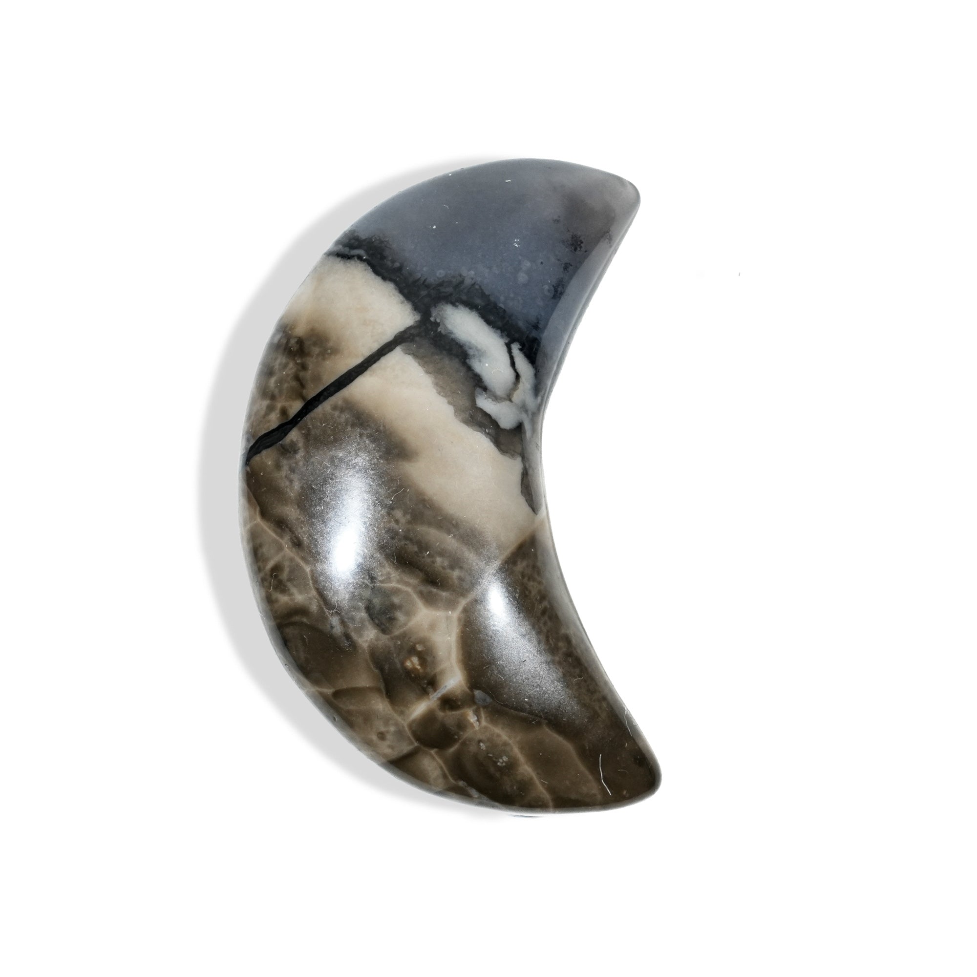 Volcanic Agate Moon - helmsman - crystal