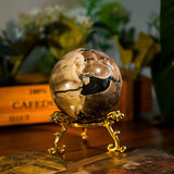 Volcano Agate Sphere - helmsman - crystal