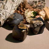 Volcano Agate Tumbled Stone Set - helmsman - crystal