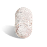 White Mexico Agate Palm Stone - helmsman - crystal