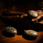 Yooperlite Palm Stone - helmsman - crystal