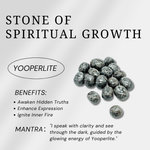 Yooperlite Tumbled Stone Set - helmsman - crystal