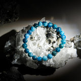 Blue Apatite Bracelet-helmsman crystal-healing energy crystal