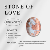 Pink Agate Skull