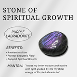 Purple Labradorite Flame Freeform
