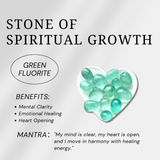 Green Fluorite Skull