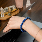 Blue Kyanite Bracelet-helmsman crystal-healing energy crystal