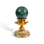 African Jade Sphere-Helmsman Crystal