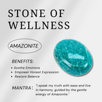 Amazonite Bead Bracelet-Helmsman Crystal